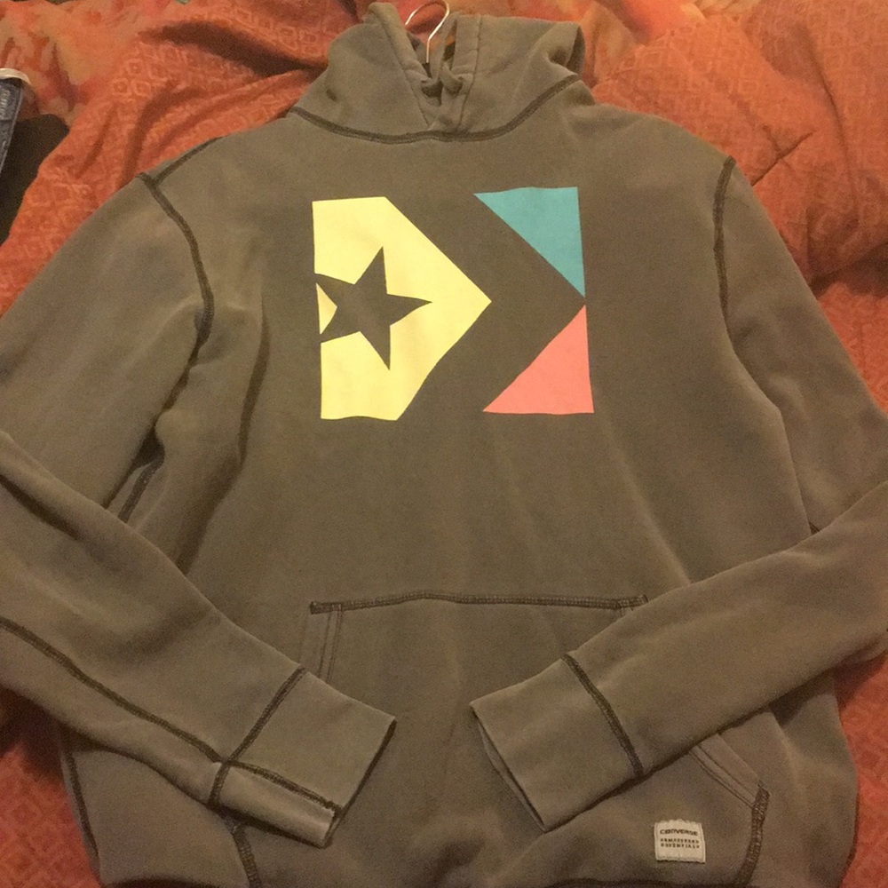 Converse gray hoodie